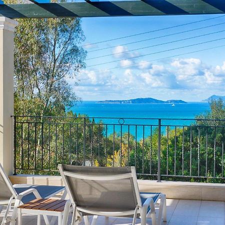 Villa Afionas - 3 Minutes From The Beach With Heated Eco-Pool And Sunset View Eksteriør billede