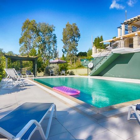 Villa Afionas - 3 Minutes From The Beach With Heated Eco-Pool And Sunset View Eksteriør billede