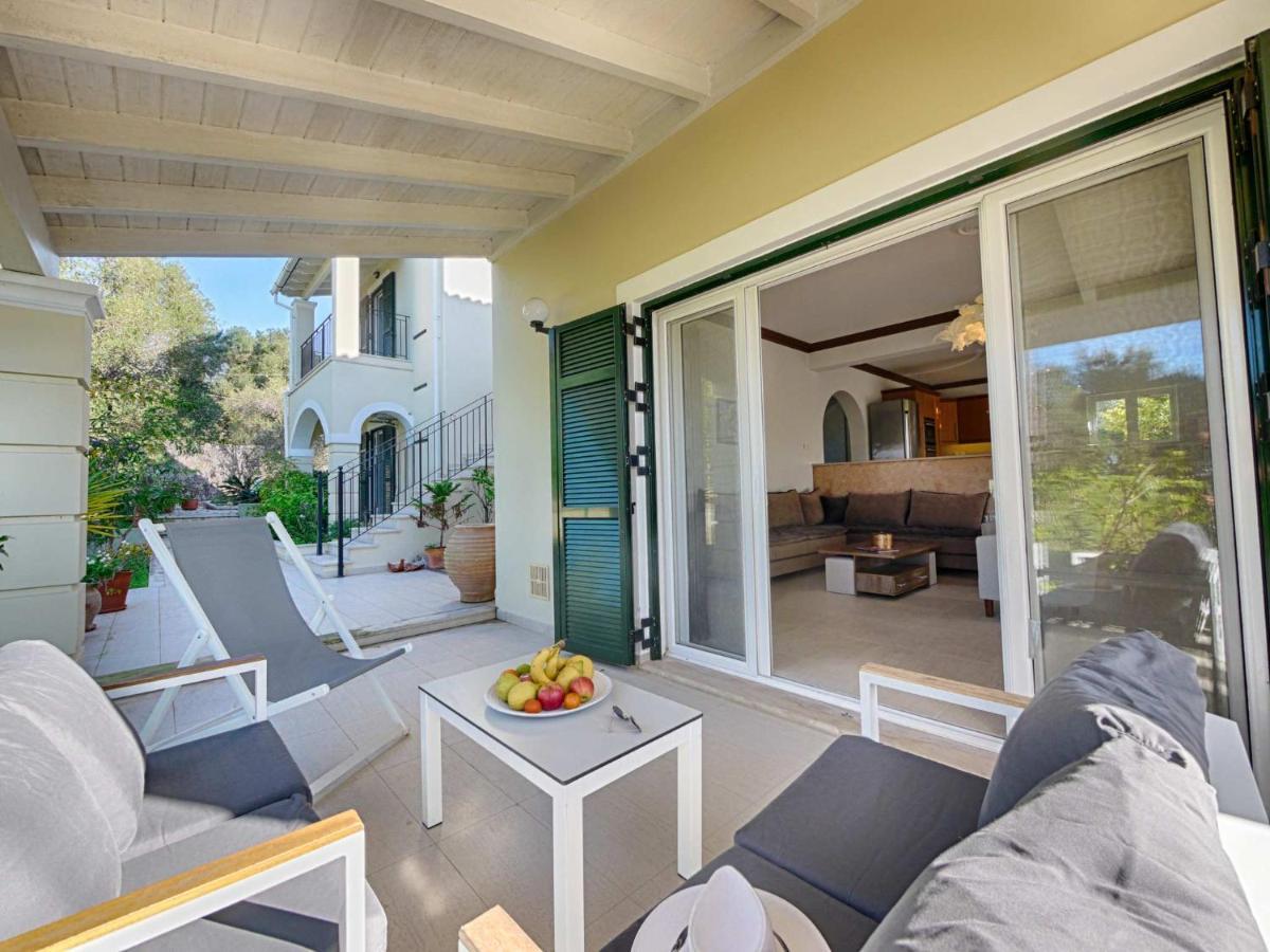 Villa Afionas - 3 Minutes From The Beach With Heated Eco-Pool And Sunset View Eksteriør billede