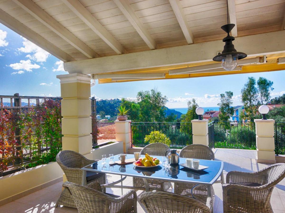 Villa Afionas - 3 Minutes From The Beach With Heated Eco-Pool And Sunset View Eksteriør billede