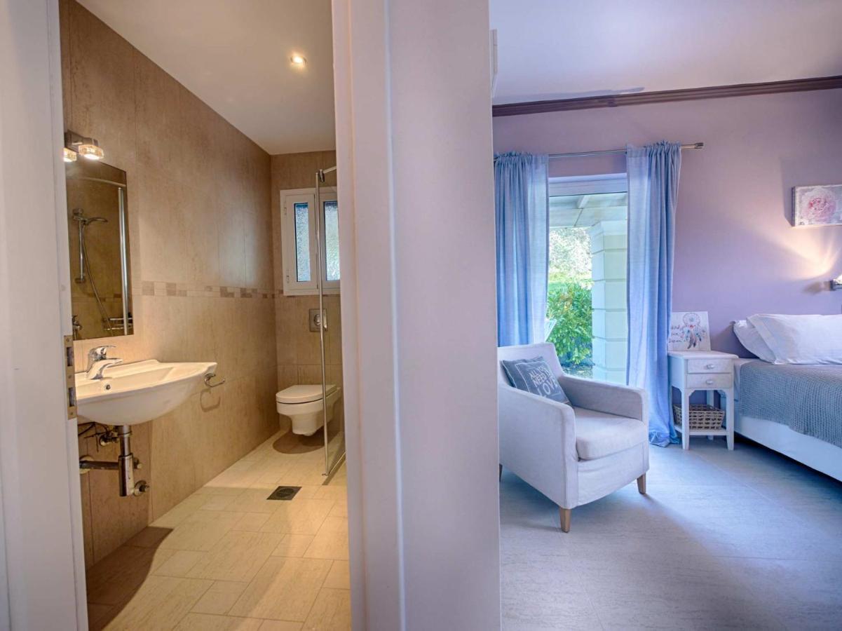 Villa Afionas - 3 Minutes From The Beach With Heated Eco-Pool And Sunset View Eksteriør billede