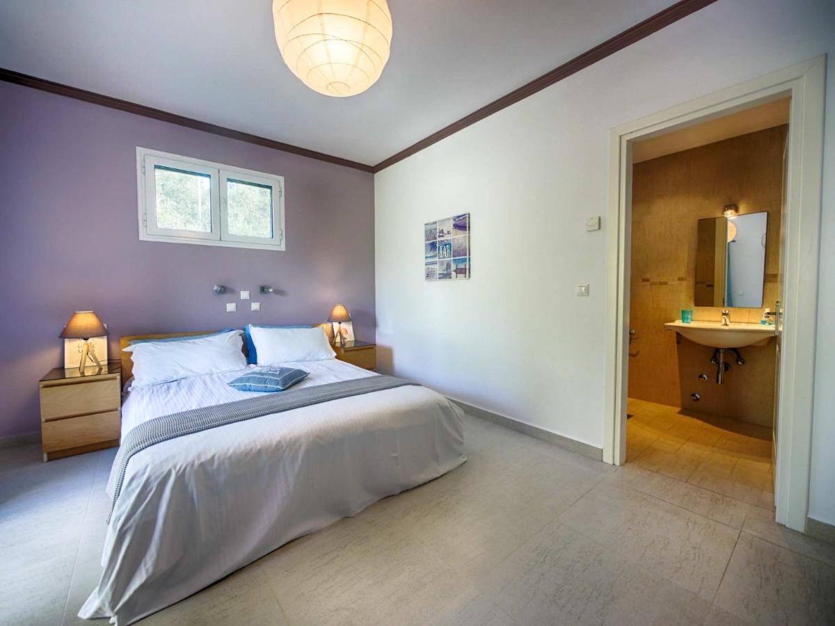 Villa Afionas - 3 Minutes From The Beach With Heated Eco-Pool And Sunset View Eksteriør billede