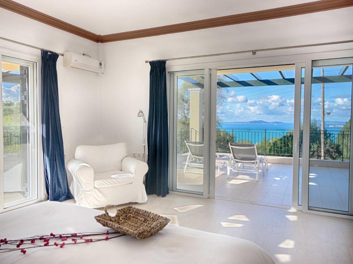Villa Afionas - 3 Minutes From The Beach With Heated Eco-Pool And Sunset View Eksteriør billede