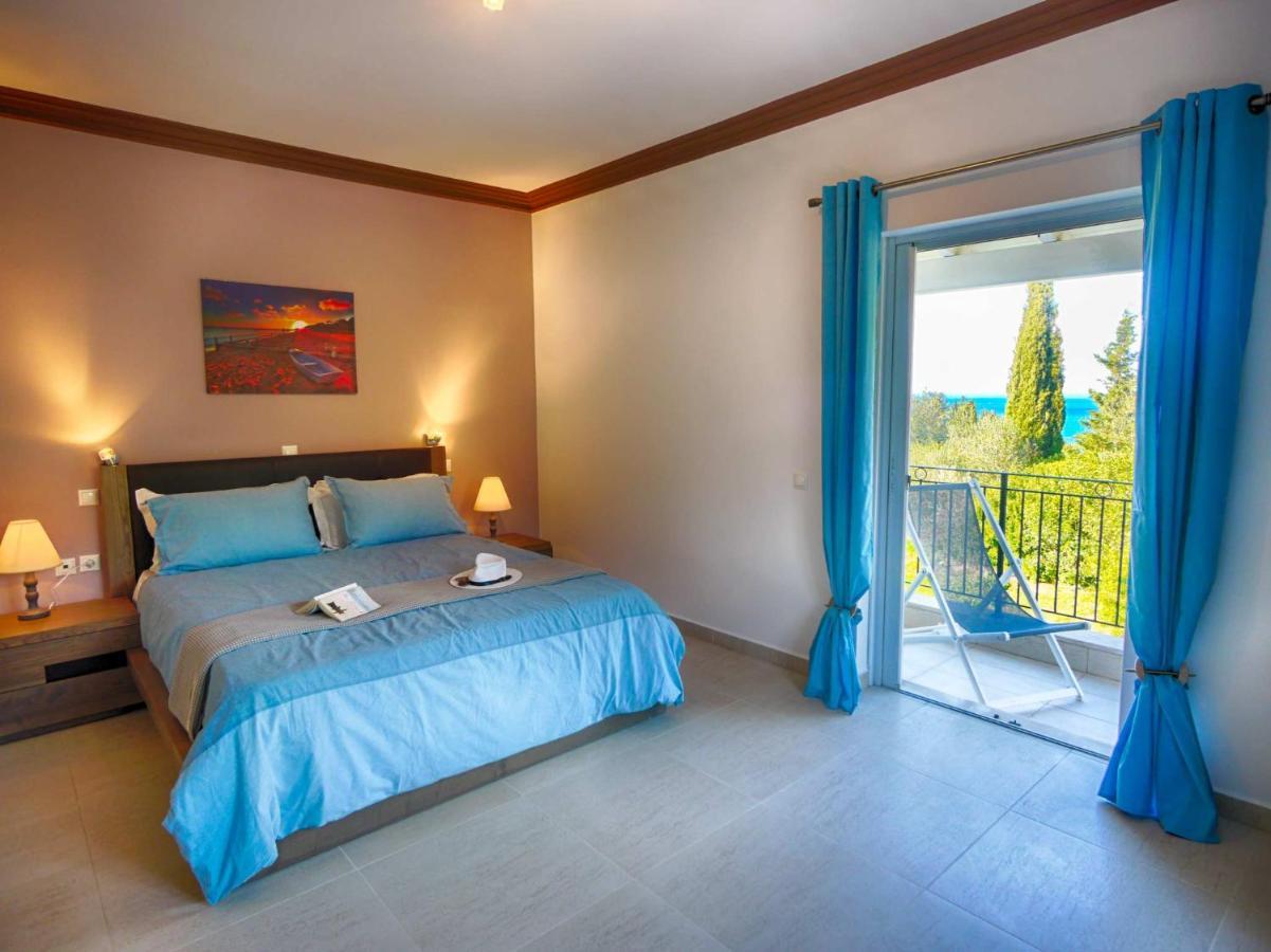 Villa Afionas - 3 Minutes From The Beach With Heated Eco-Pool And Sunset View Eksteriør billede