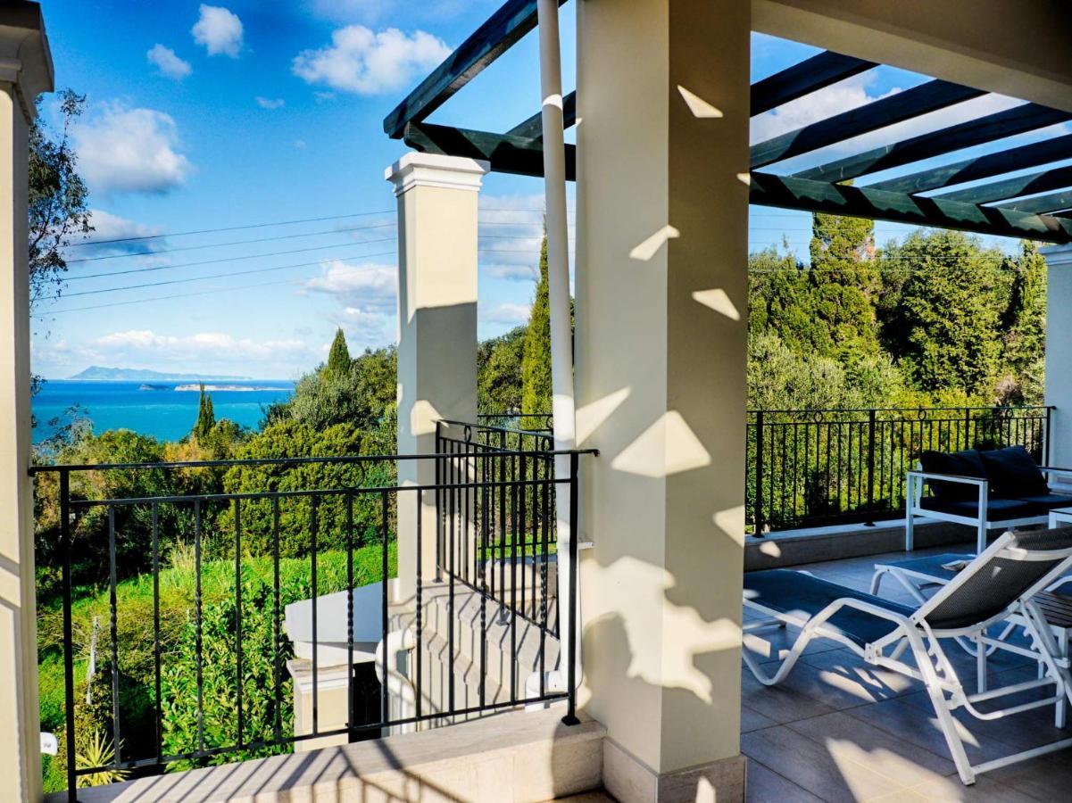 Villa Afionas - 3 Minutes From The Beach With Heated Eco-Pool And Sunset View Eksteriør billede