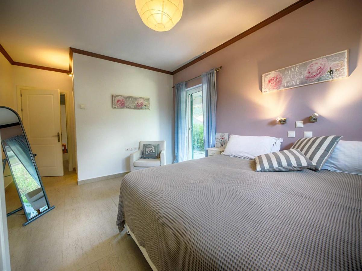 Villa Afionas - 3 Minutes From The Beach With Heated Eco-Pool And Sunset View Eksteriør billede