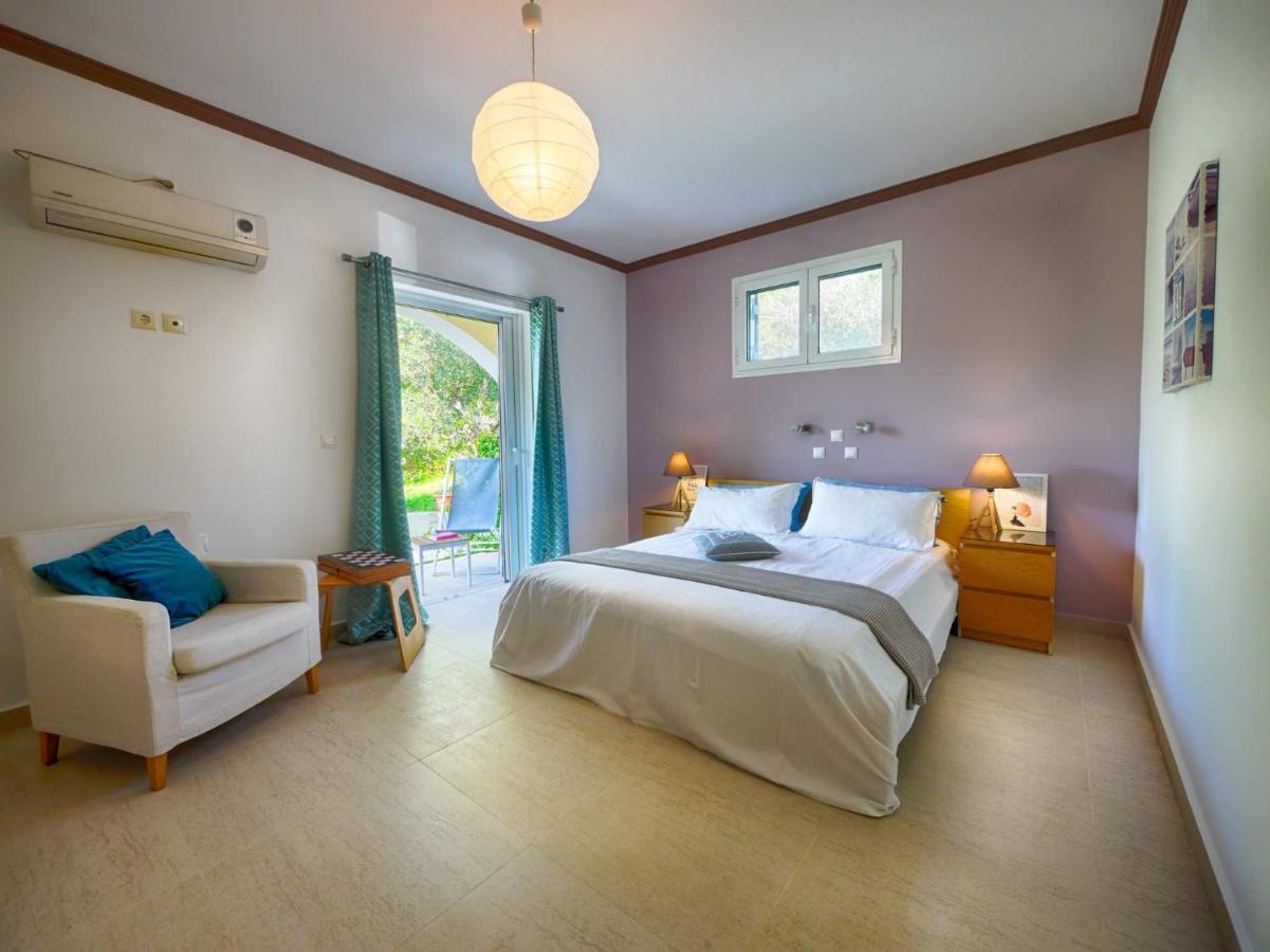 Villa Afionas - 3 Minutes From The Beach With Heated Eco-Pool And Sunset View Eksteriør billede