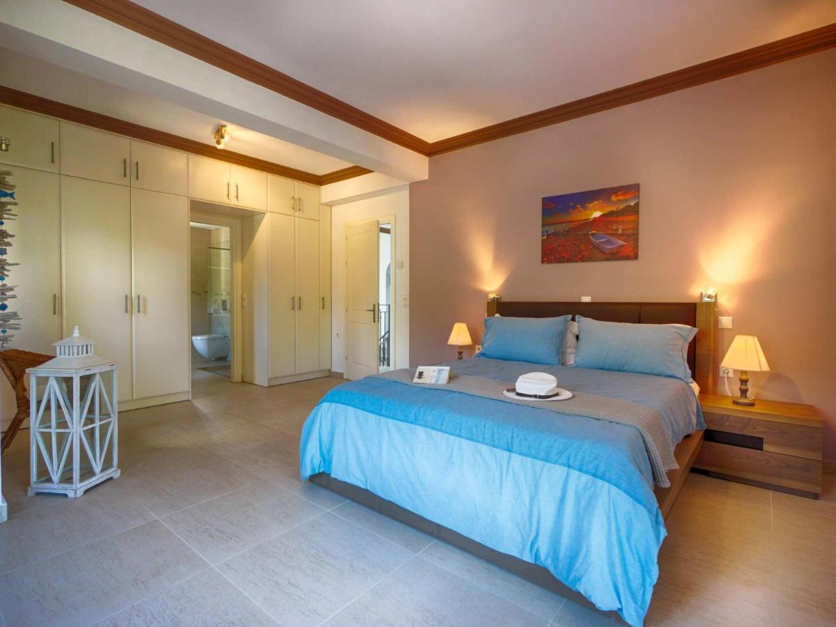 Villa Afionas - 3 Minutes From The Beach With Heated Eco-Pool And Sunset View Eksteriør billede