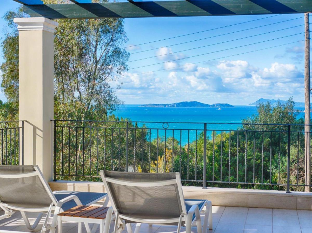 Villa Afionas - 3 Minutes From The Beach With Heated Eco-Pool And Sunset View Eksteriør billede
