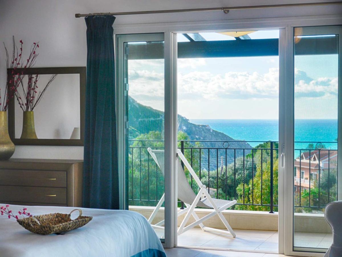 Villa Afionas - 3 Minutes From The Beach With Heated Eco-Pool And Sunset View Eksteriør billede