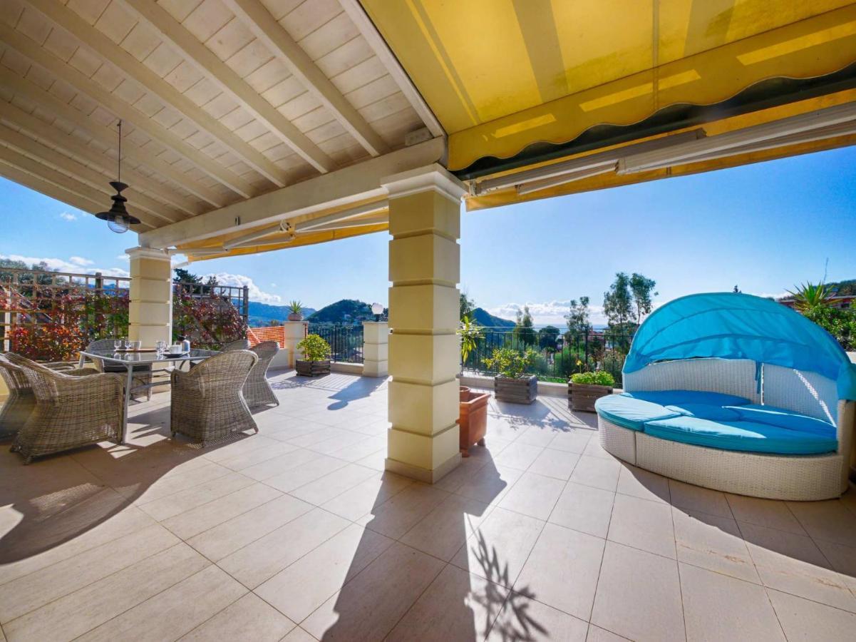 Villa Afionas - 3 Minutes From The Beach With Heated Eco-Pool And Sunset View Eksteriør billede