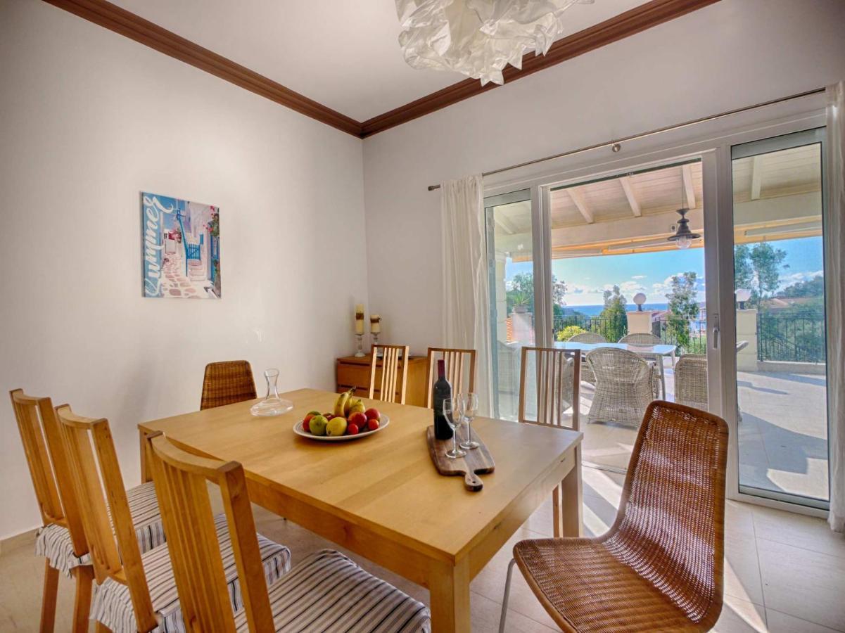 Villa Afionas - 3 Minutes From The Beach With Heated Eco-Pool And Sunset View Eksteriør billede