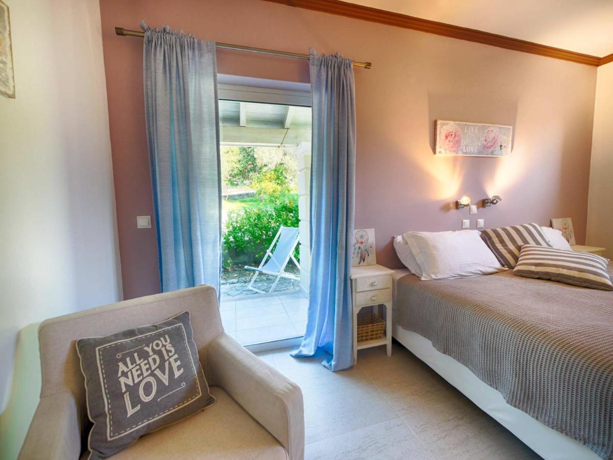 Villa Afionas - 3 Minutes From The Beach With Heated Eco-Pool And Sunset View Eksteriør billede