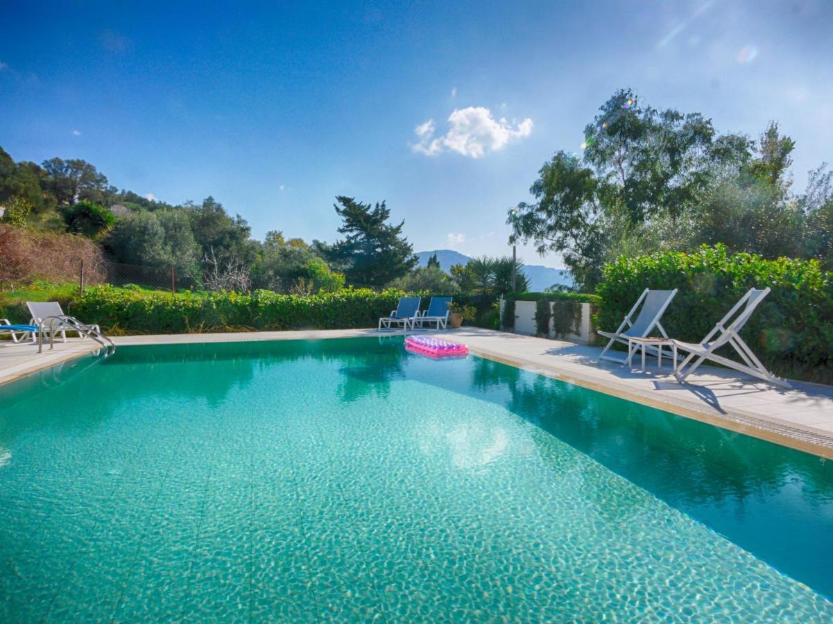 Villa Afionas - 3 Minutes From The Beach With Heated Eco-Pool And Sunset View Eksteriør billede